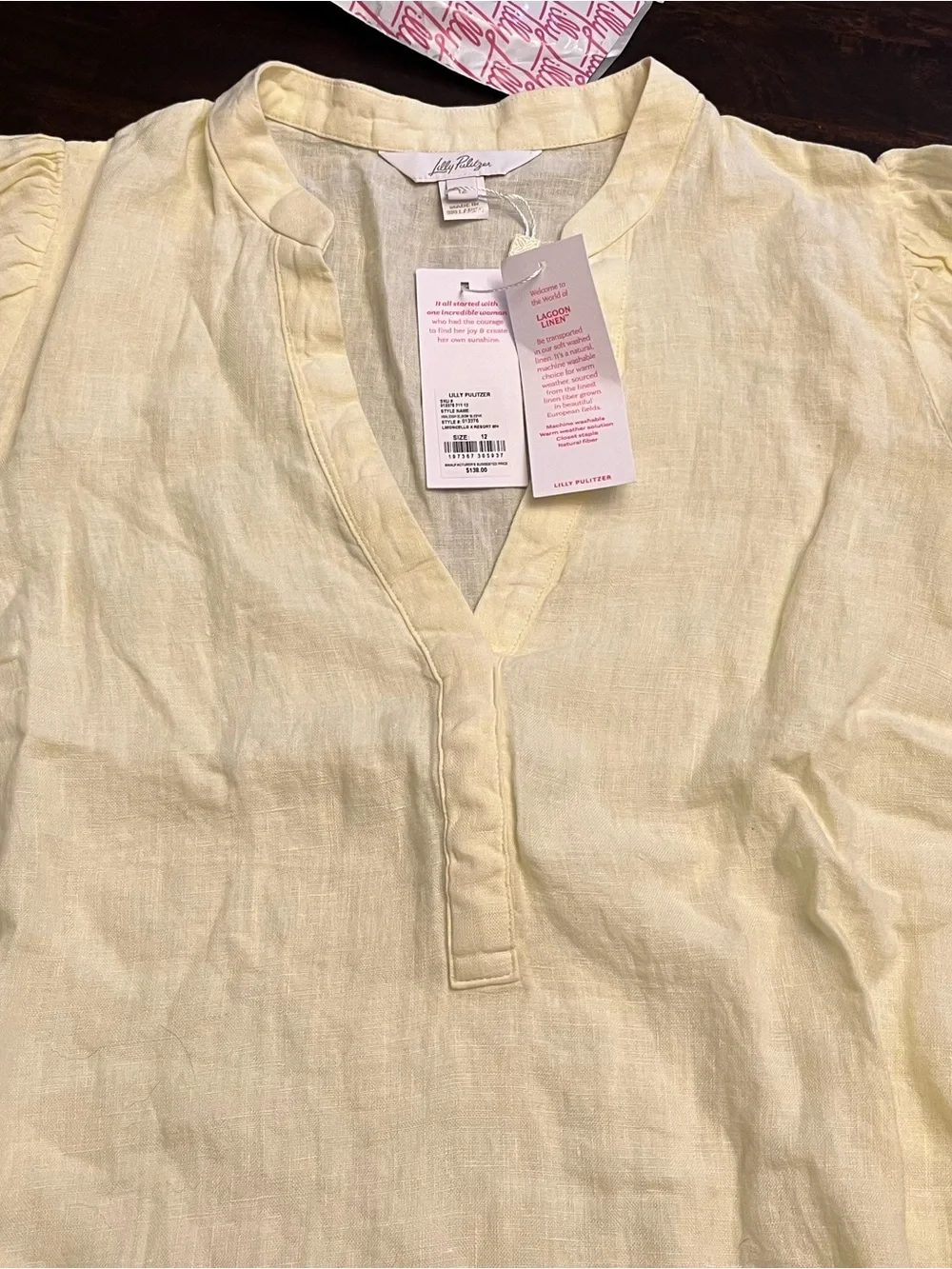 Lilly Pulitzer Mialeigh linen top
